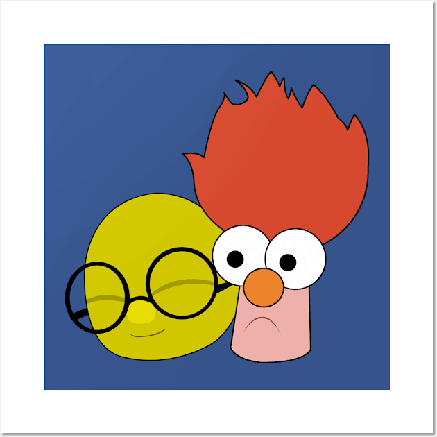 Baby Bunsen and Beaker Wall Art by LuisP96